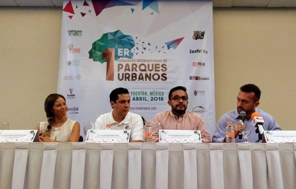 Este jueves se anunció la realización del I Congreso Internacional del Parques, en abril de 2018, en Mérida.