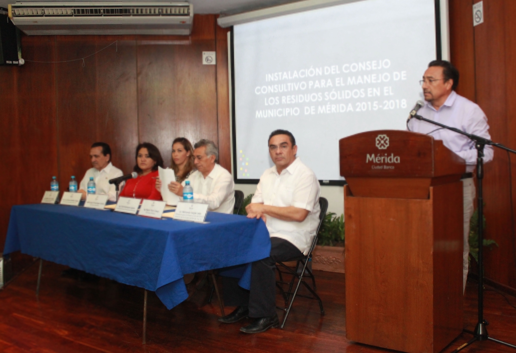 Instalan Consejo para el Manejo de Residuos Sólidos en Mérida