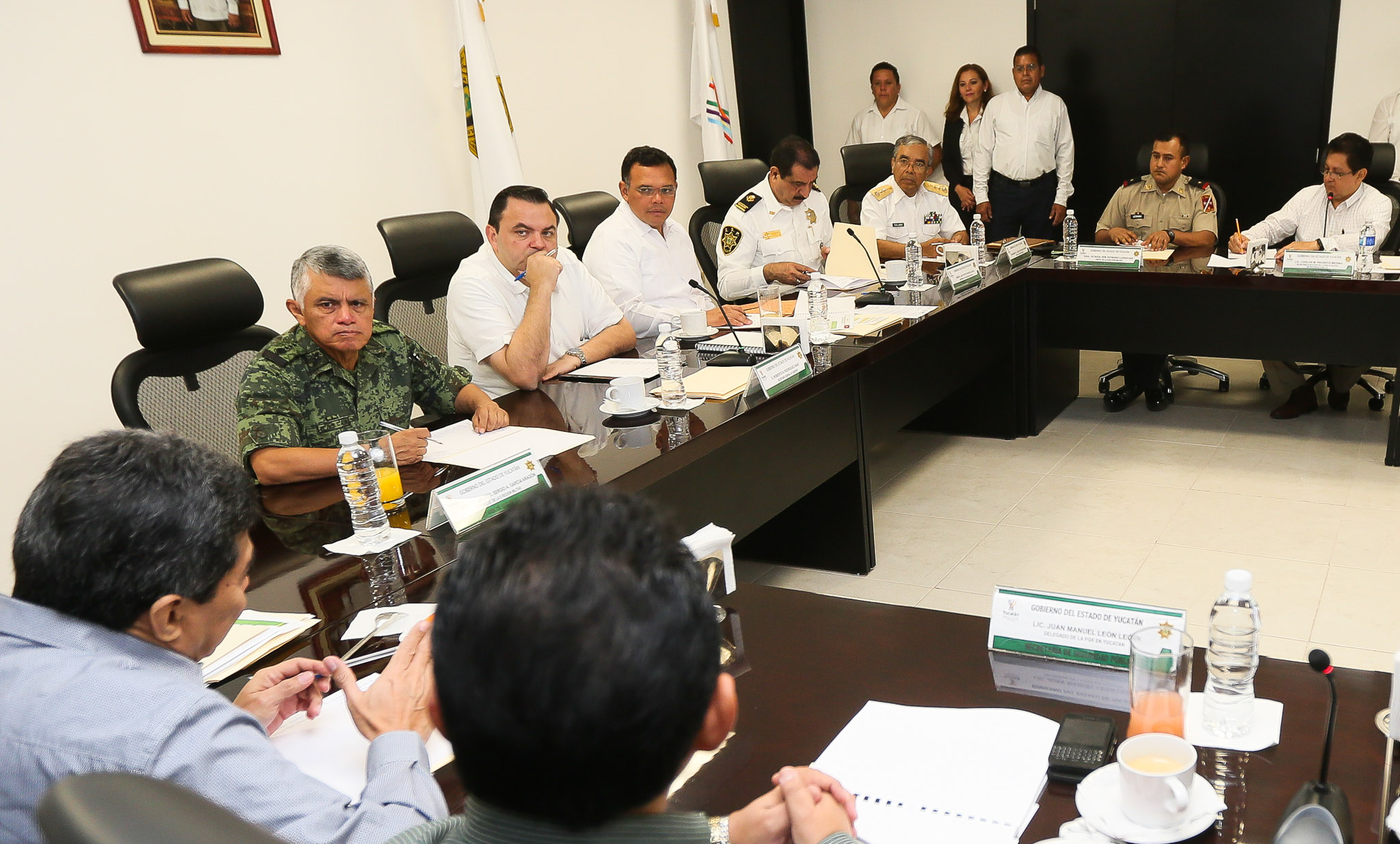 Encabeza Rolando Zapata reunión de Grupo de Coordinación Local de Seguridad