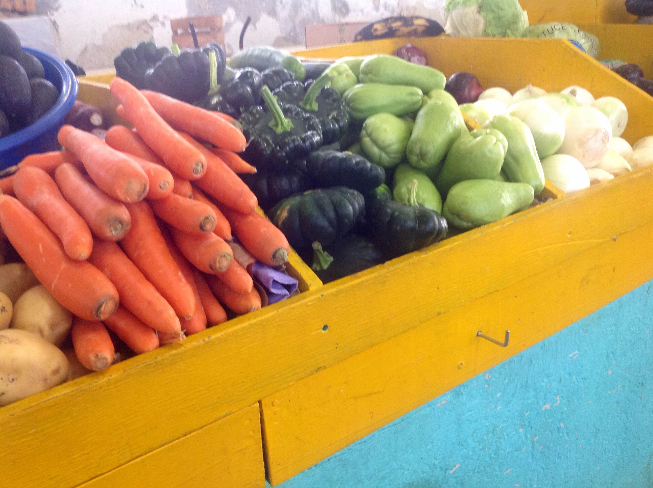 Día de compras en el Mercado de Santiago