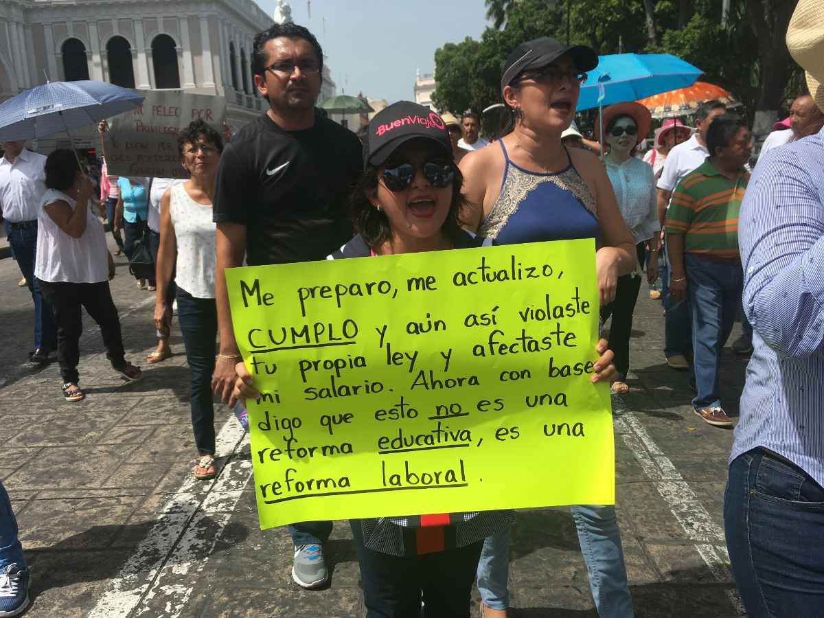 Descartan sanciones a maestros paristas en Yucatán