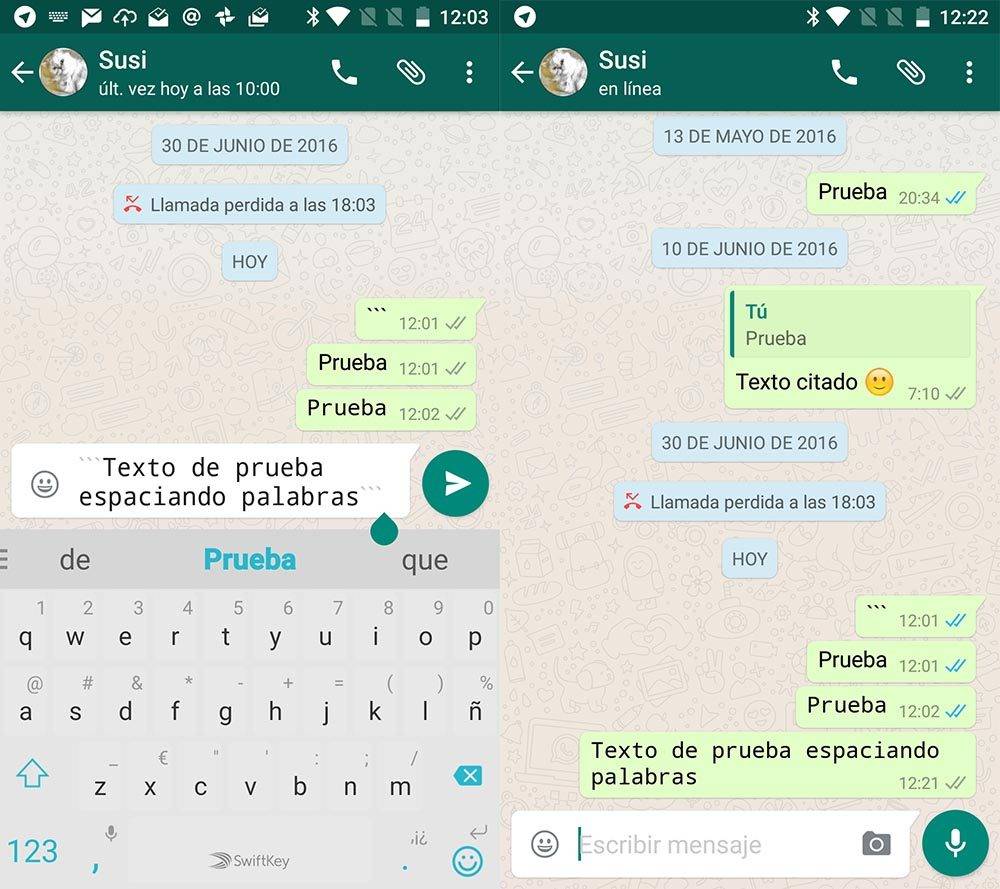 WhatsApp lanza un nuevo tipo de letra