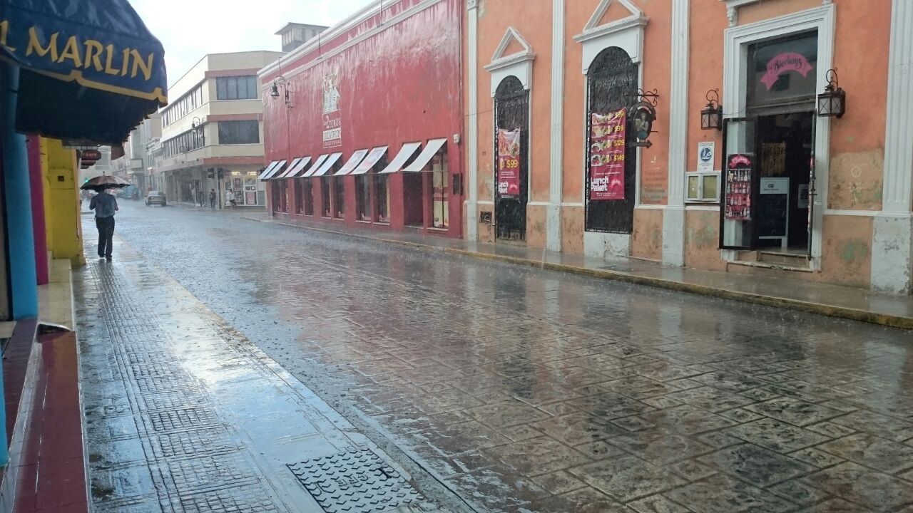 Semana de lluvias por probable ciclón en Península Yucatán