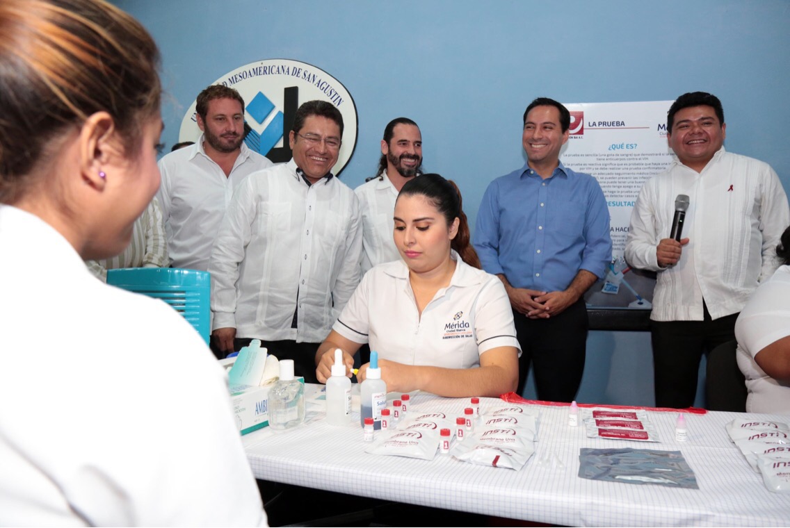 Renueva Mérida convenio de pruebas rápidas en VIH