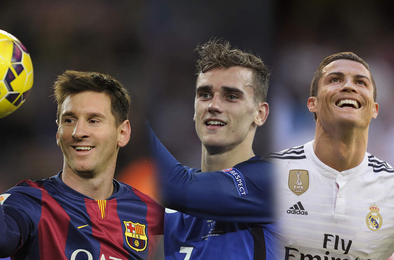 Messi, Cristiano y Griezmann son finalistas de The Best