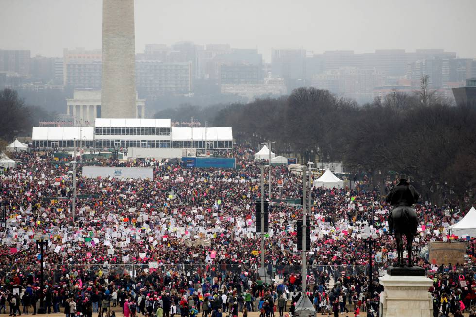 ‘Marcha de las Mujeres’ convoca a miles de personas contra Trump