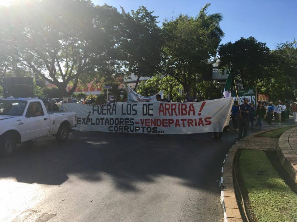 Protesta: ‘Pueblo callado, jamás será escuchado’