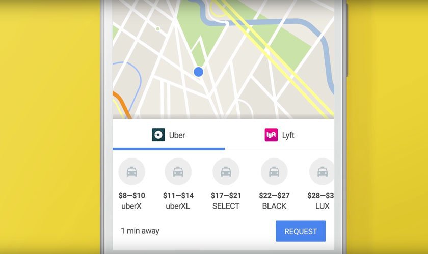 Ya puedes pedir un Uber desde Google Maps
