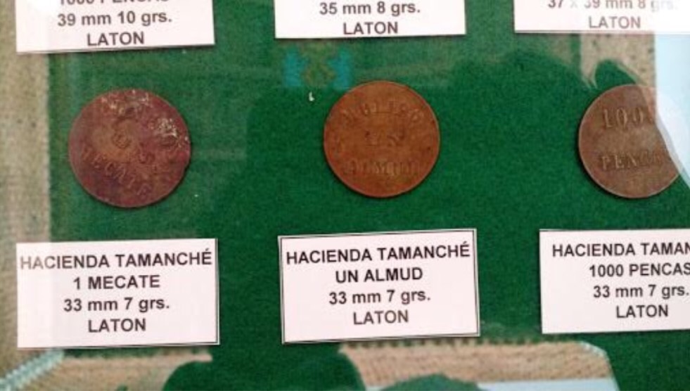 Historia de haciendas de Yucatán, acuñada en monedas