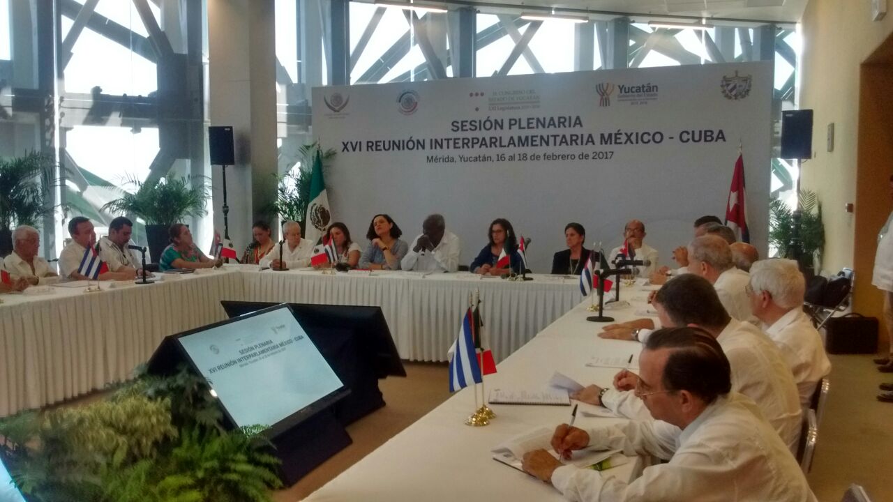 Parlamentarios México-Cuba reflexionan relación con EU