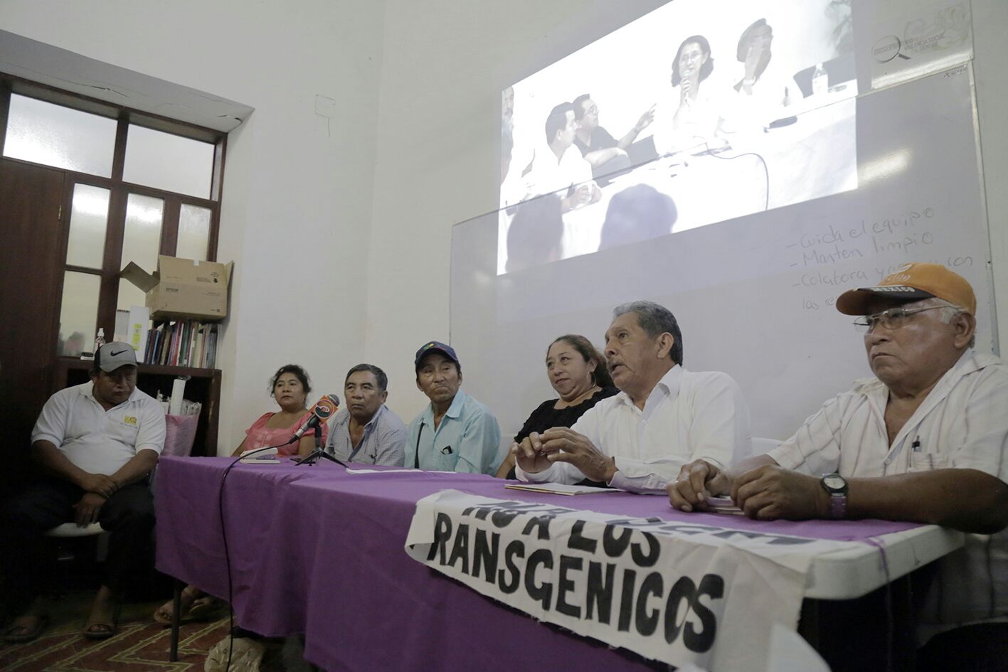 Pronunciamiento de colectivo maya que lucha contra transgénicos