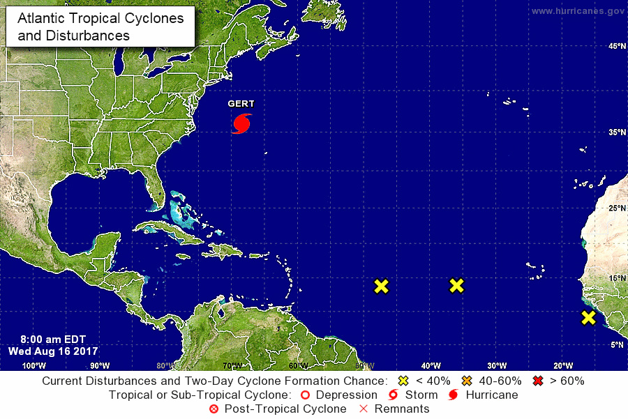 “Se mueven” varios sistemas tropicales en el Atlántico