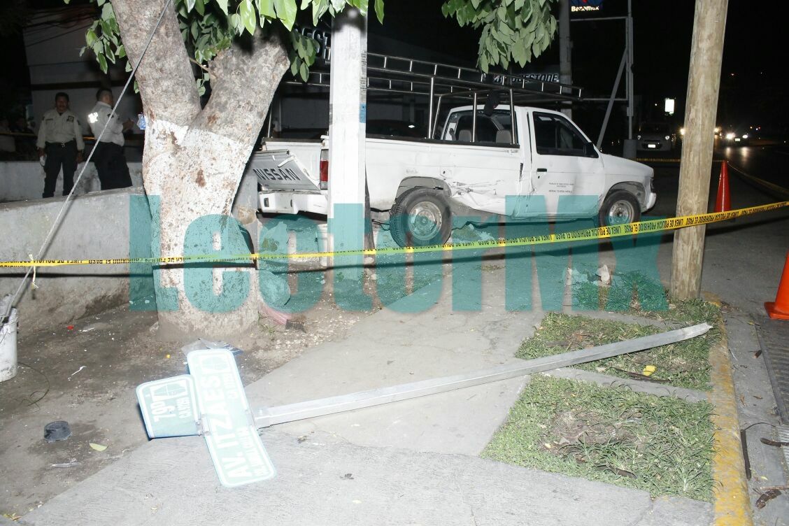 Chocan deportistas en avenida Itzáes