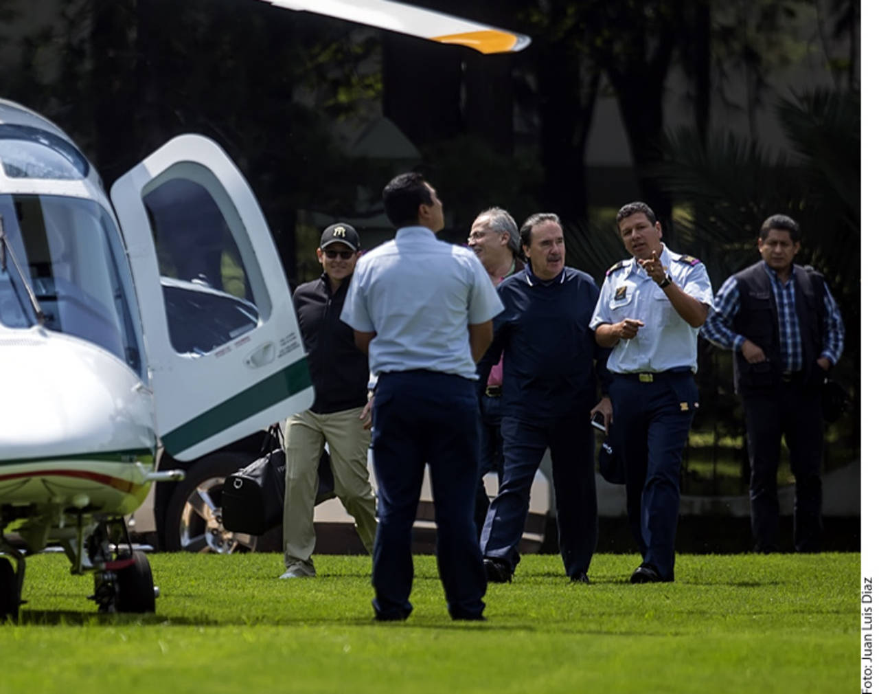 Gamboa, del Campo Marte al golf en helicóptero de Fuerza Aérea