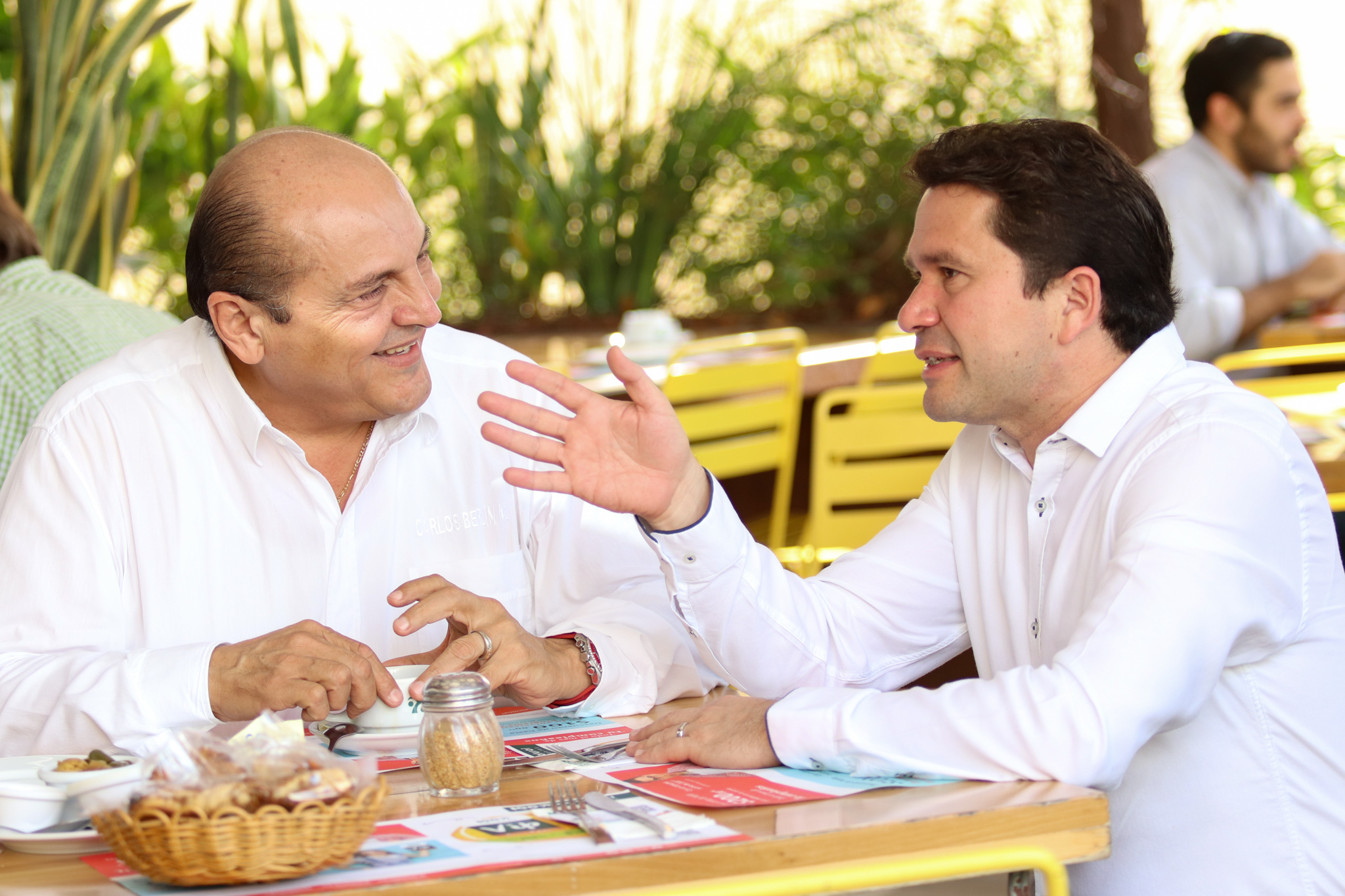 Reunión de Sahuí con coordinador de campaña de Meade en Yucatán