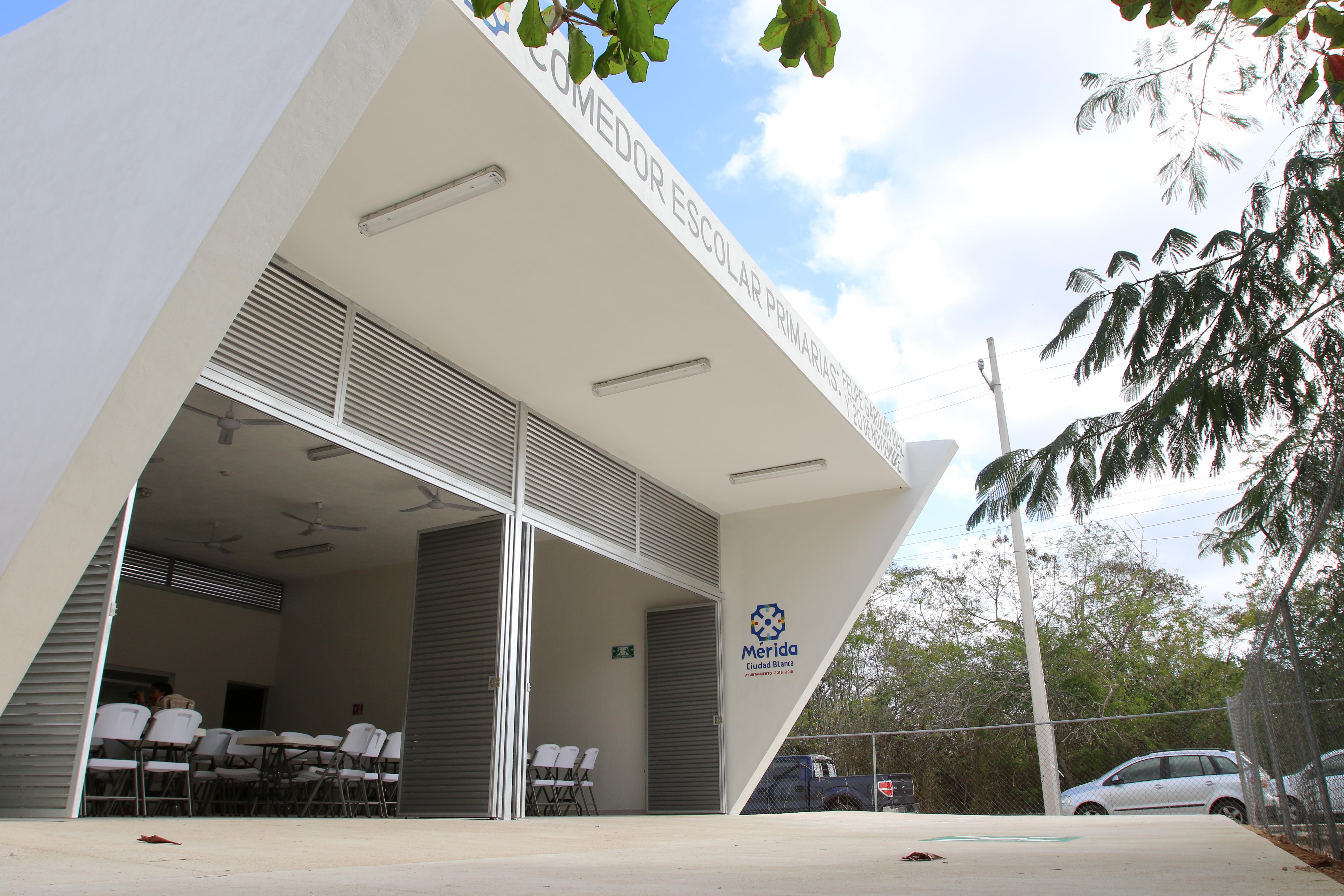 Ayuntamiento de Mérida entrega comedor escolar en comisaría Chablekal