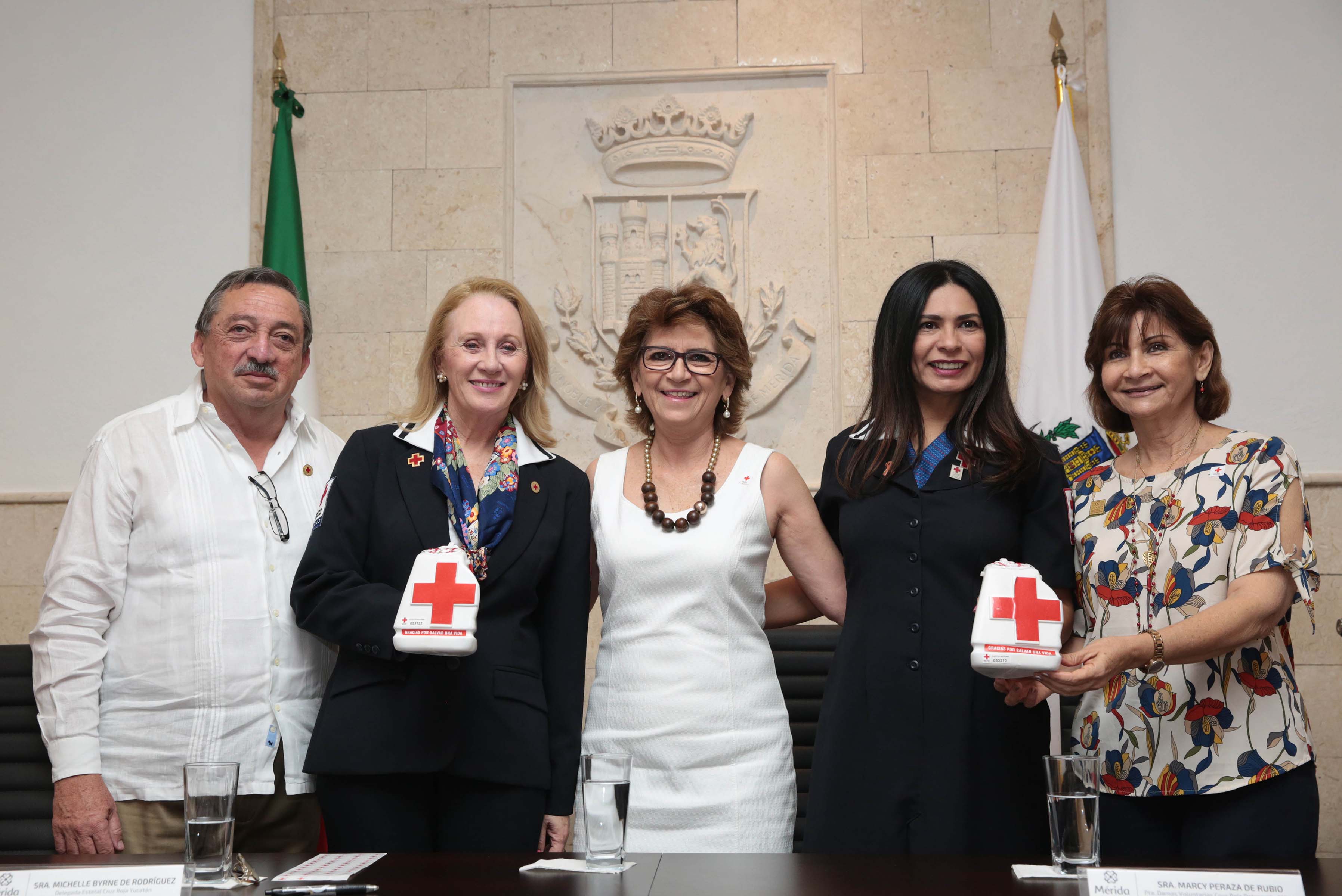 Solidaria Mérida con la Cruz Roja Mexicana