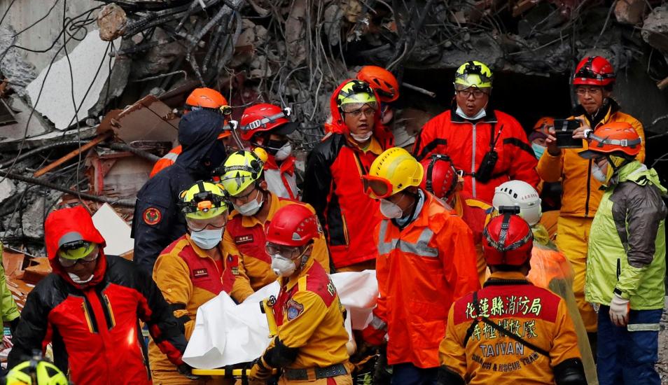 Terremoto en Taiwán de magnitud 6,4 dejó 7 muertos y 256 heridos