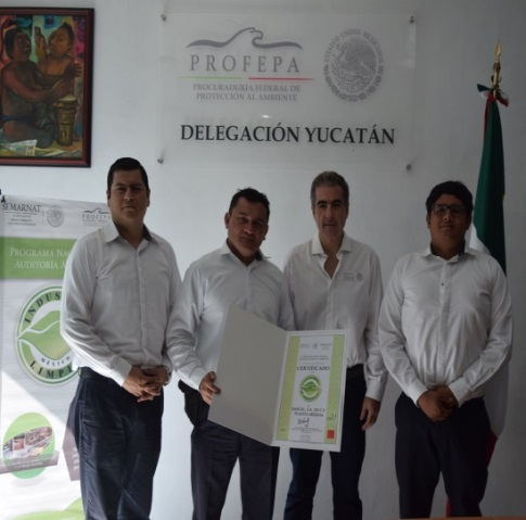 Certificados de Profepa a Bepensa, Barcel y Aeropuerto Mérida