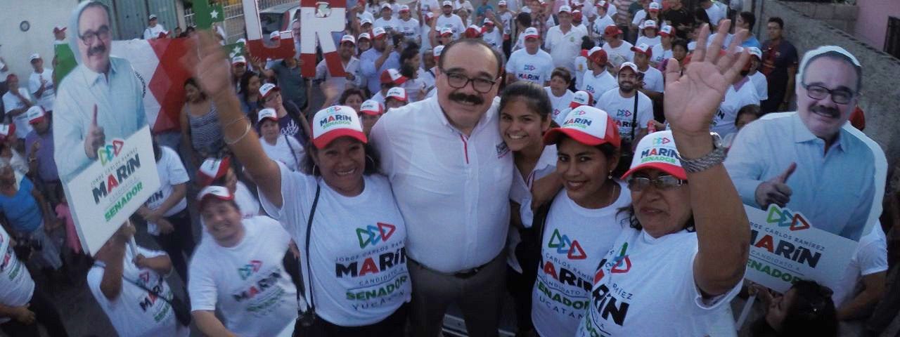 Más yucatecos respaldan a Ramírez Marín