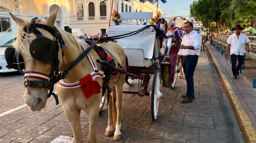 Sustituir calesas tiradas por caballos, propone Víctor Caballero