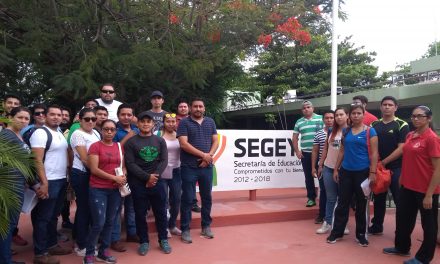 Queja con protesta en Segey de profesores de educación física