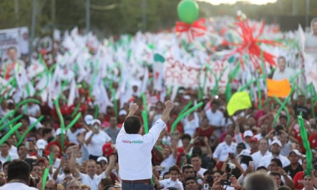 Los buenos yucatecos votan por el PRI, dice Mauricio Sahuí, en cierre de campaña (video)
