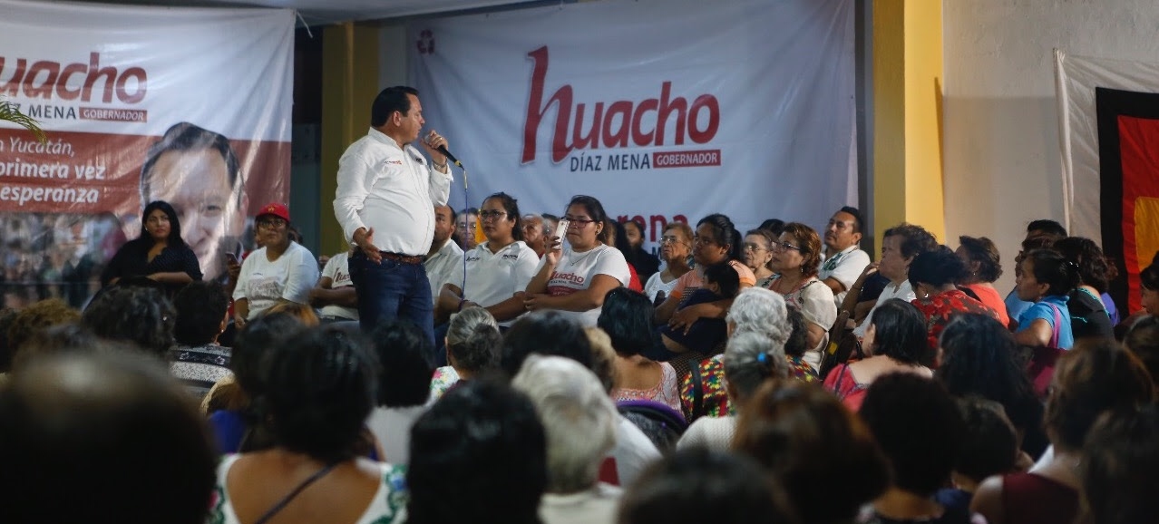 Liderazgos de colonias de Mérida se suman a “Huacho”