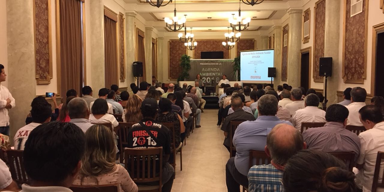 Presentan en Mérida “Agenda Ambiental” de Morena-PT-PES