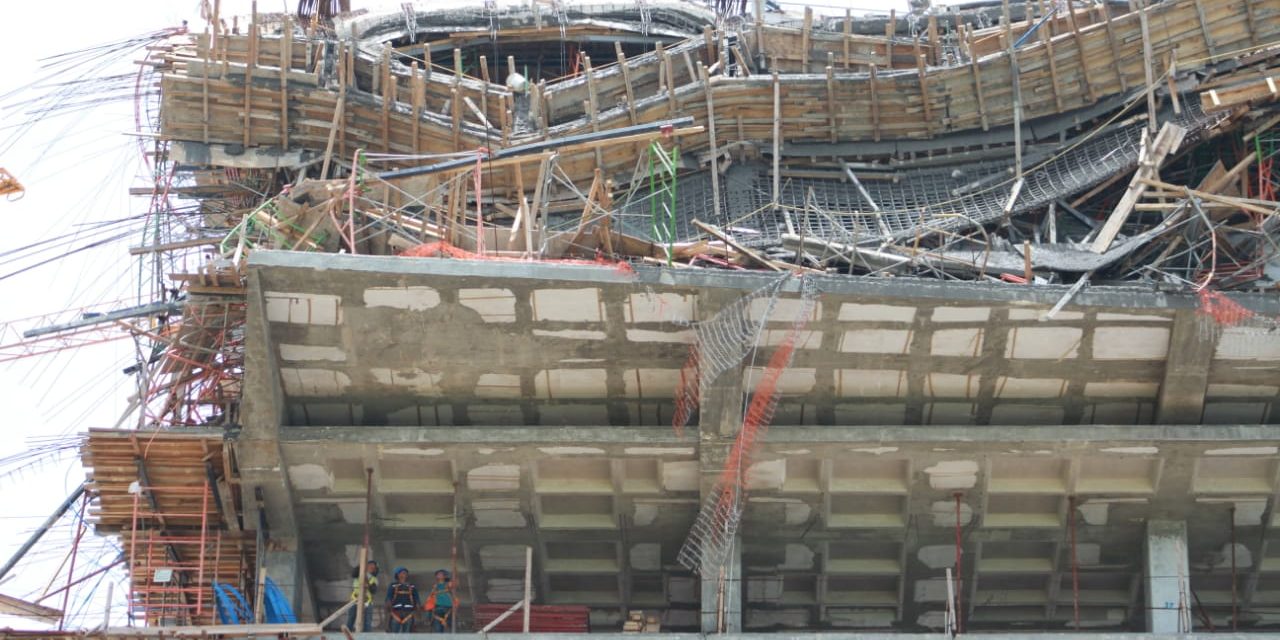 Colapsa obra de hotel en construcción cerca de Cancún