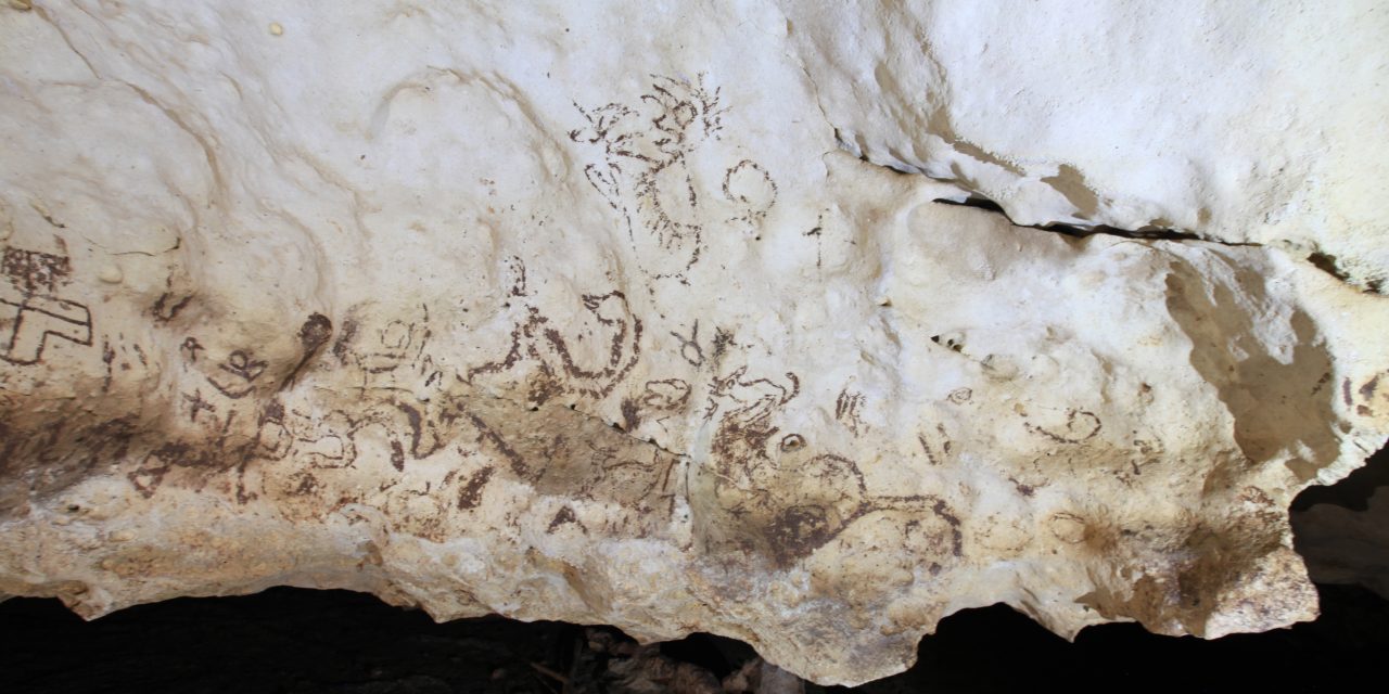 Aparece más arte rupestre en gruta del sur yucateco