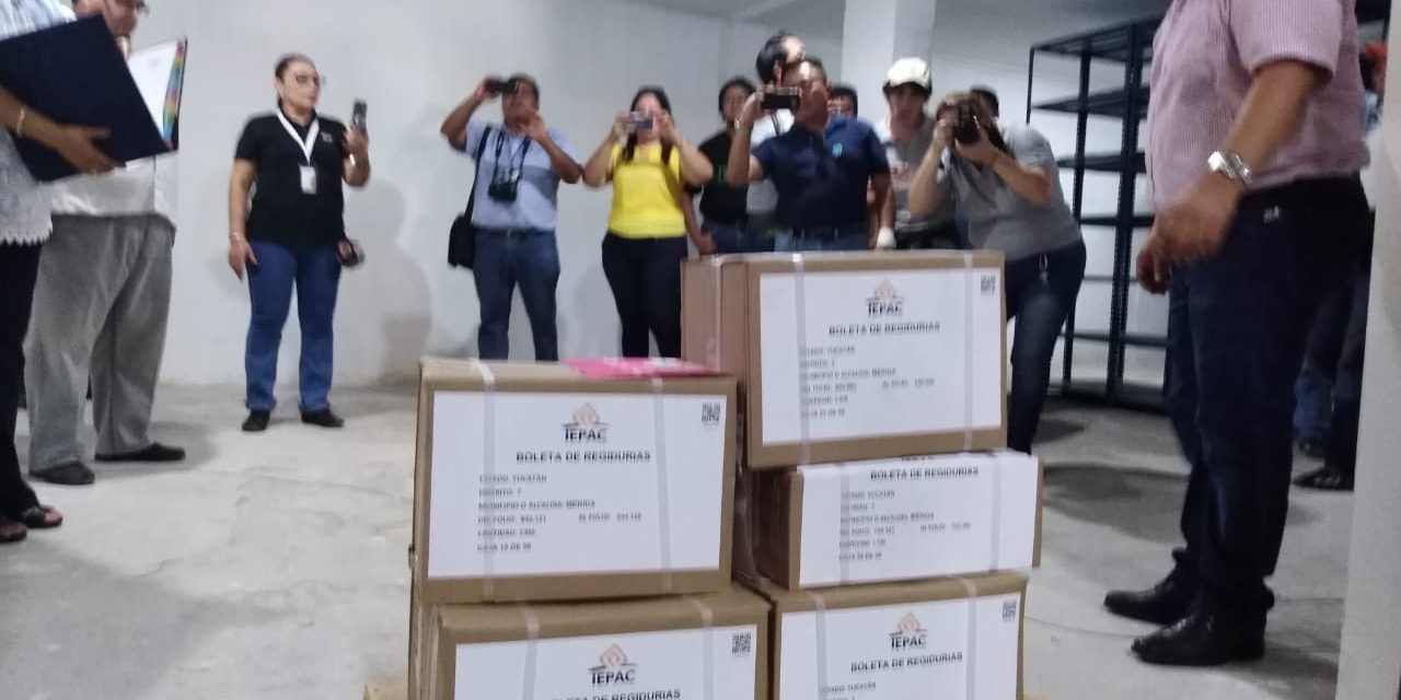 Llegaron boletas para elegir gobernador, diputados locales y alcaldes