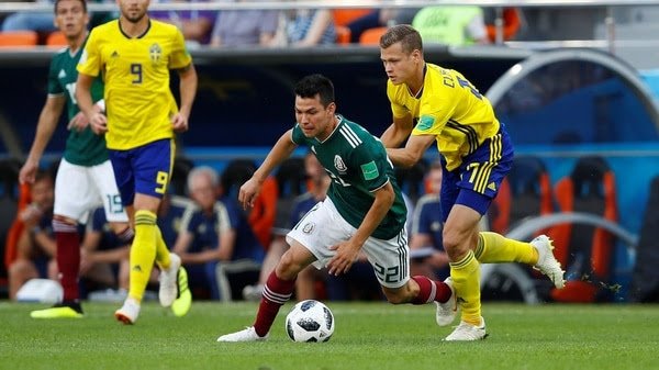 México pierde ante Suecia pero aún conserva su pasaje a octavos de final del Mundial