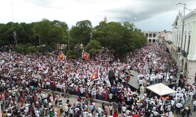 El martes le estaré tocando la puerta a Peña Nieto: AMLO, en Yucatán (video)