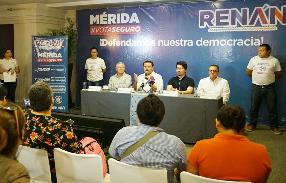 Defendamos el voto libre de los meridanos: Renán Barrera