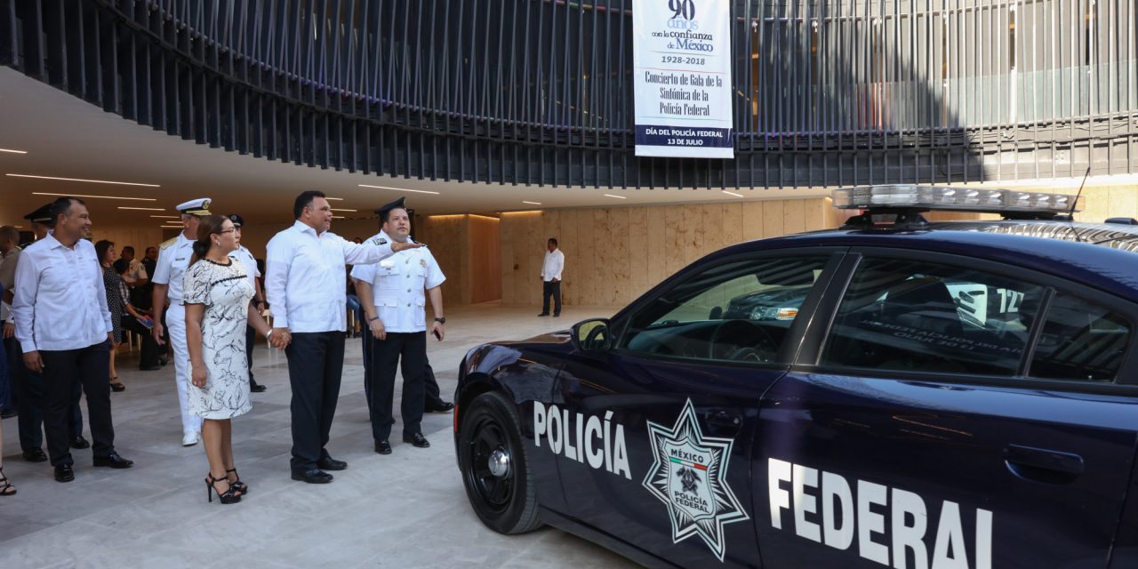 Con tema de seguridad, Yucatán conmemora 90 Aniversario de Policía Federal