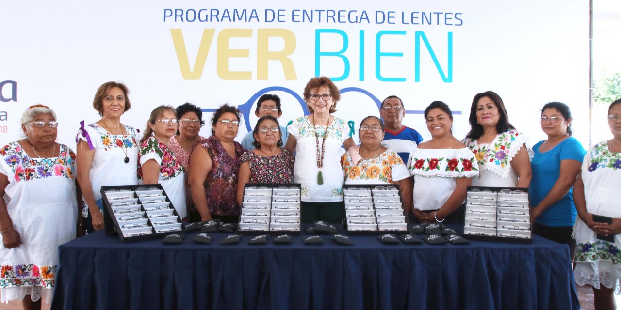 “Ver Bien”, programa en Mérida que alcanzó a 7 mil 200 niños, jóvenes y adultos mayores