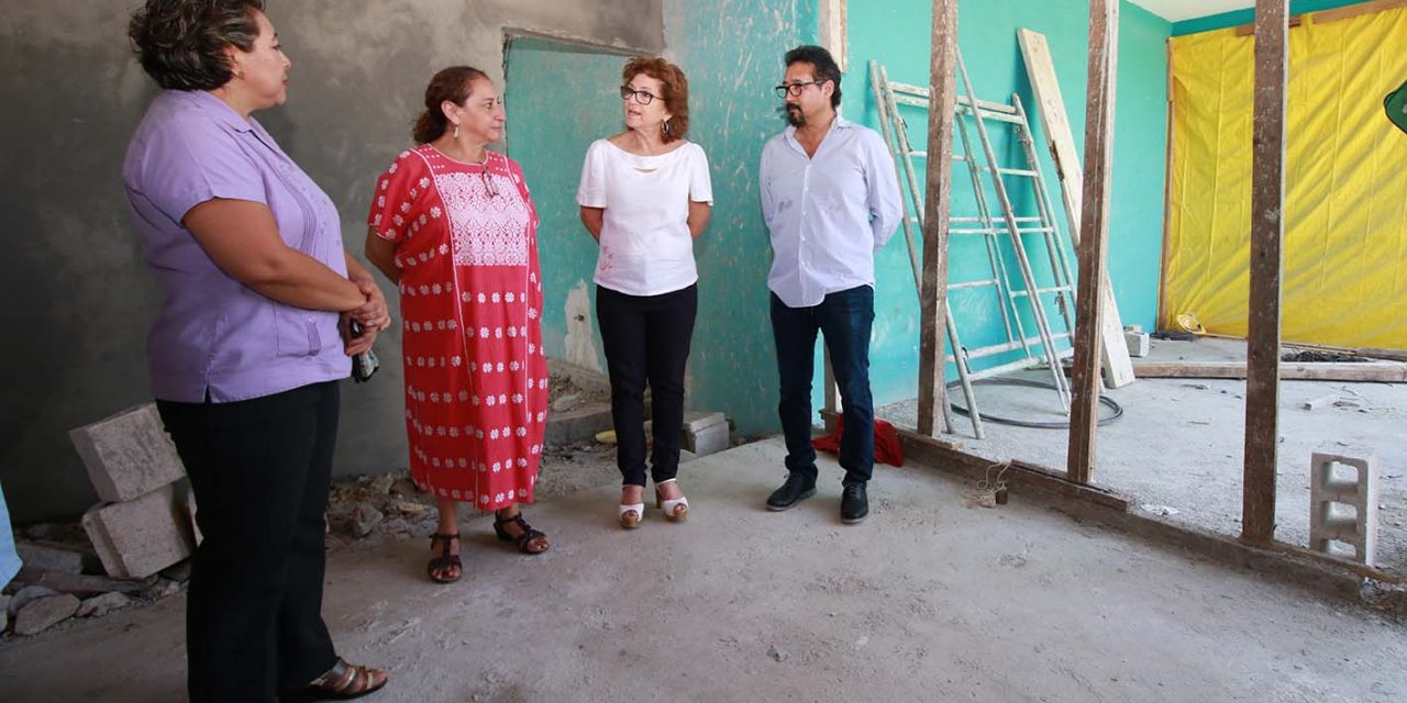 Alcaldesa supervisa obras en Centro de Atención y Refugio para Mujeres