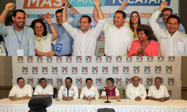 Vila y Sahuí se declaran ganadores en elección de gobernador en Yucatán (videos)