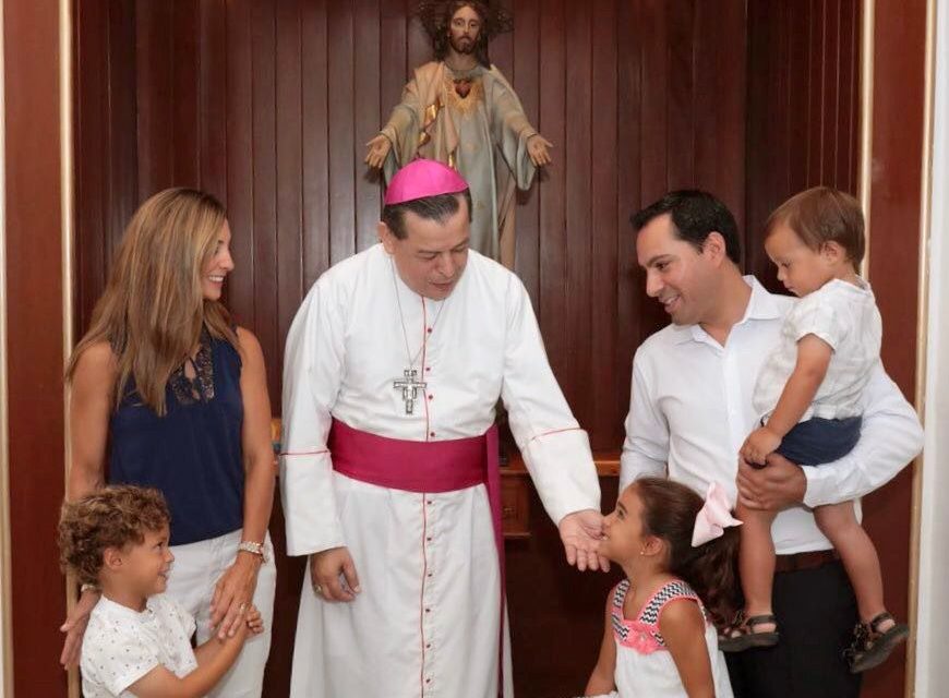Visita familiar de Vila al Arzobispo de Yucatán