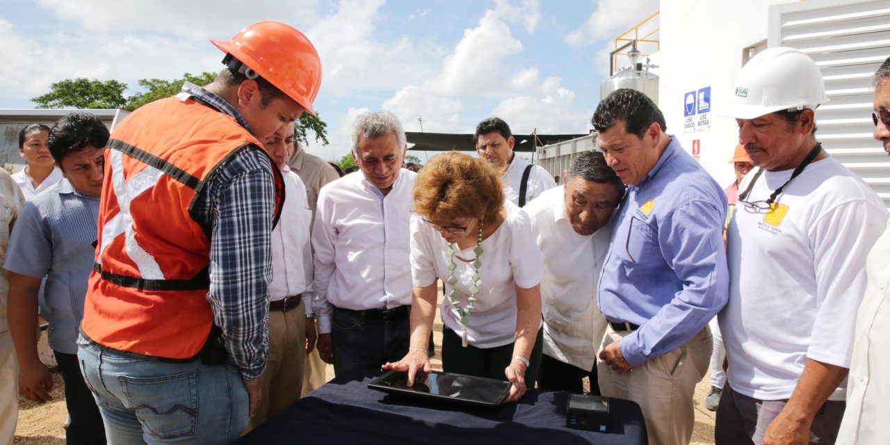 Rastro de Mérida, con planta de tratamiento de aguas residuales