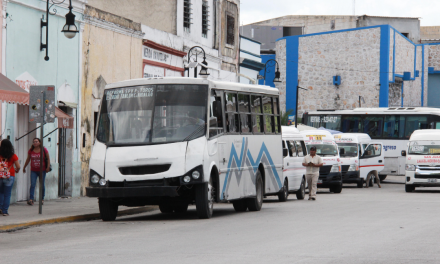 Tarifas en transporte urbano en Mérida tendrán que esperar