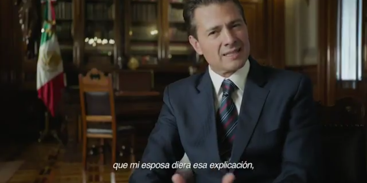 Nunca debí permitir que mi esposa diera explicación sobre la ‘casa blanca’: EPN