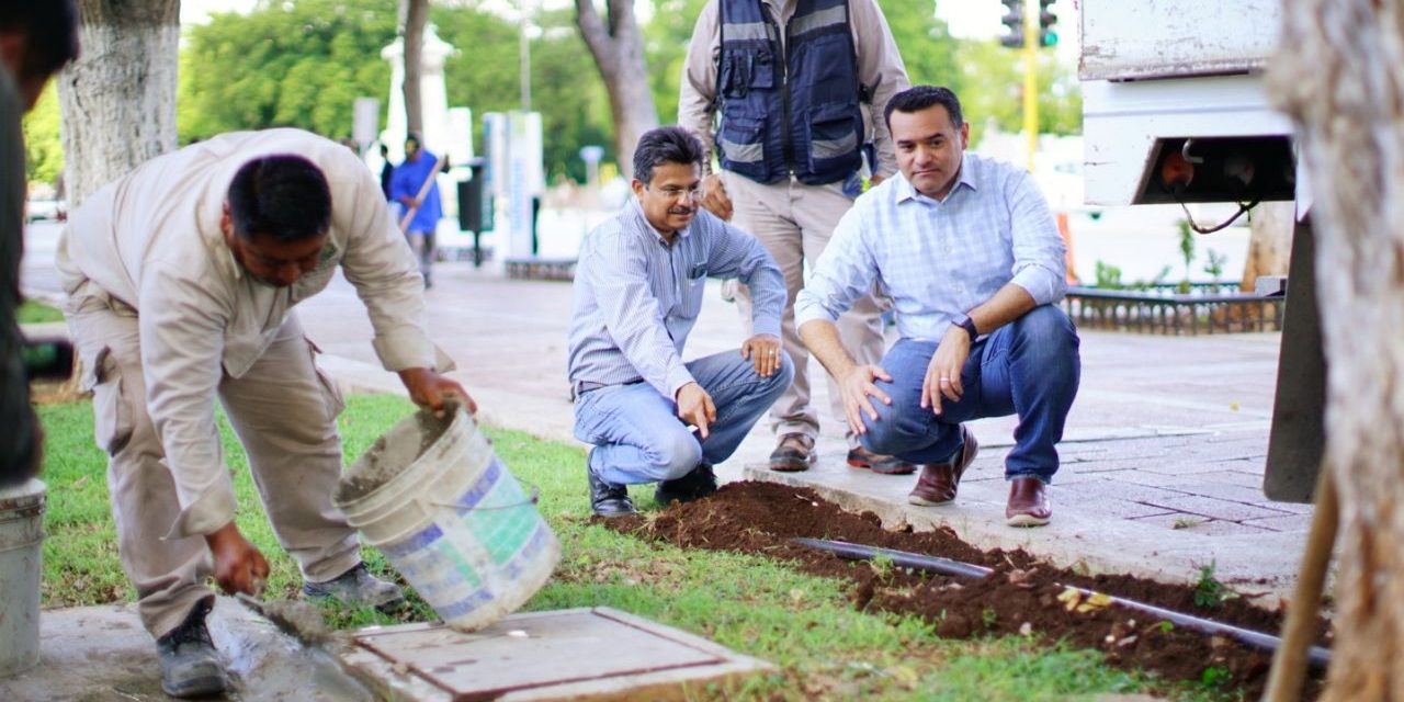 Aplican plan de mejora en servicios públicos de Mérida