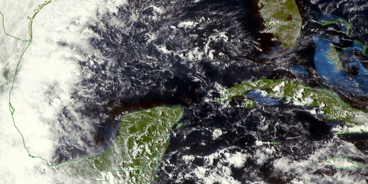 Potencial de lluvia del jueves a sábado en Península Yucatán