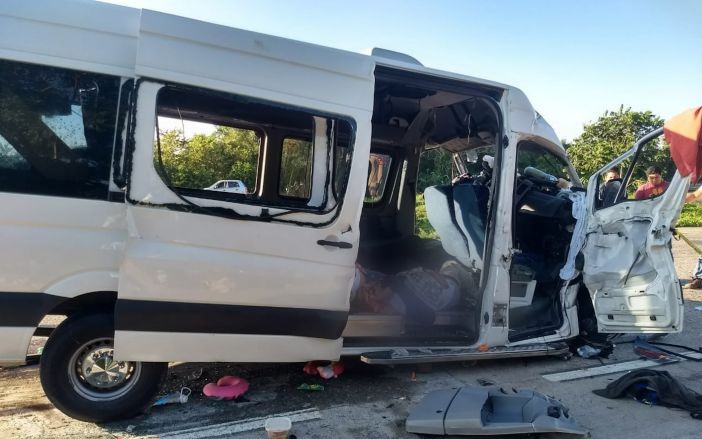 Carreterazo enluta a familias de Mérida, Yucatán: 6 muertos