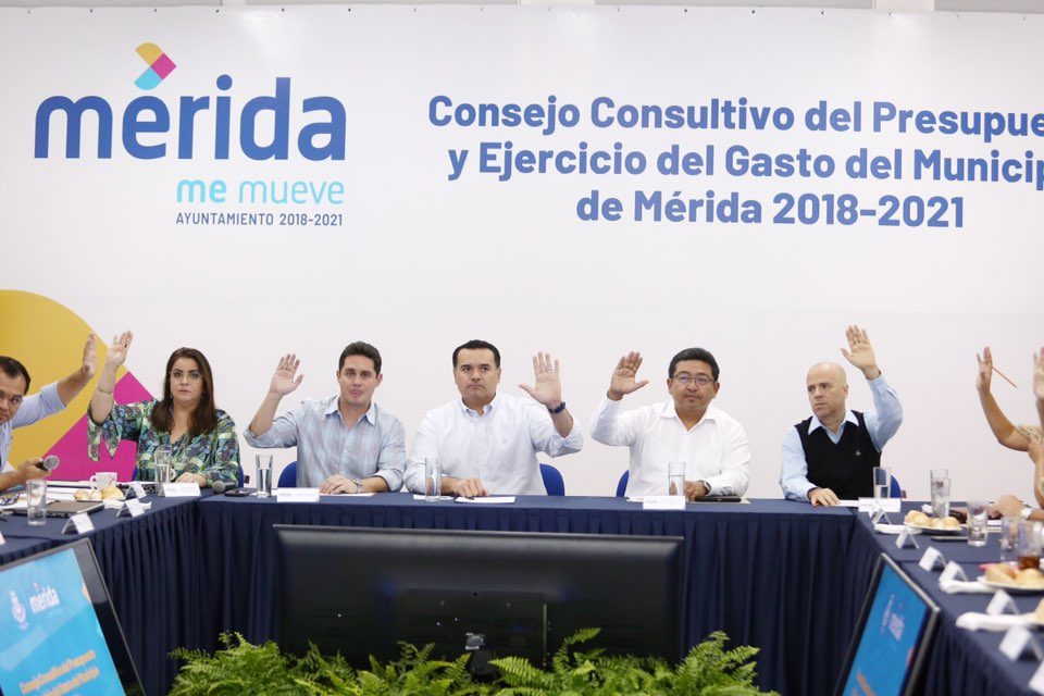 Anteproyecto de Presupuesto de Egresos 2019 de Mérida, al Consejo Consultivo