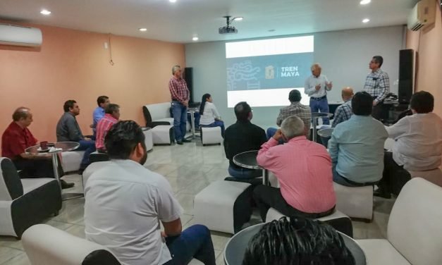 Detallan a constructores de Campeche etapas del Tren Maya