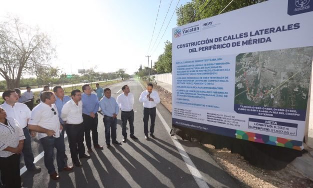 Entrega Vila primer tramo de laterales en Periférico