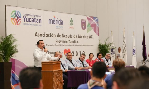 Scouts apoyarán en Mérida en sustentabilidad y respeto al medio ambiente
